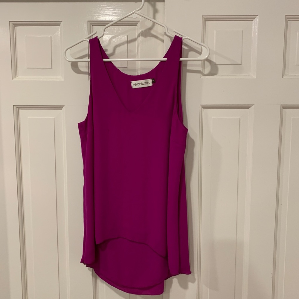 Purple tank blouse